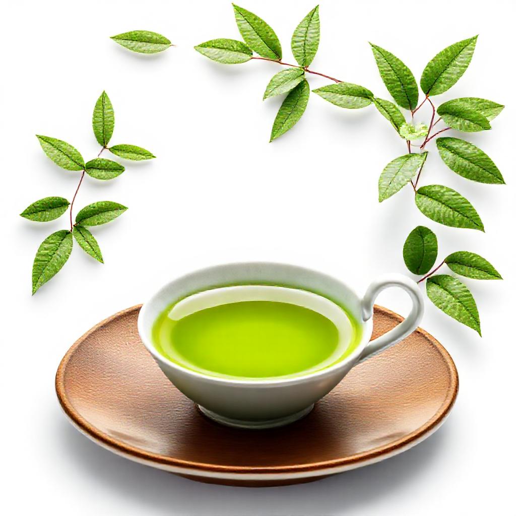 Detail čajových lístků