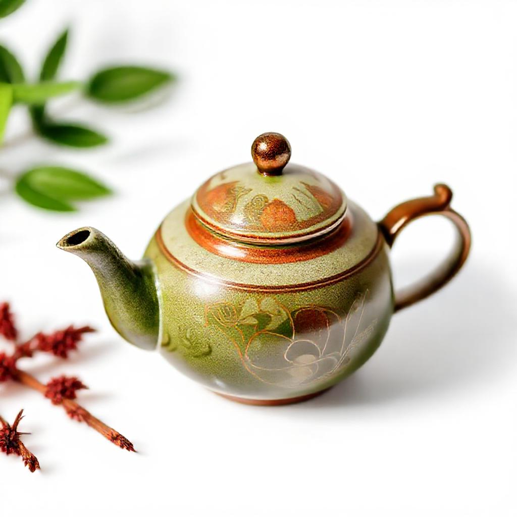 Infografika přípravy zeleného čaje